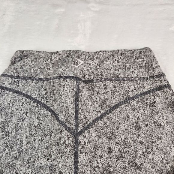 Gymshark Fleur Grey Charcoal Marl Dry Leggings Sz S - Picture 7 of 12